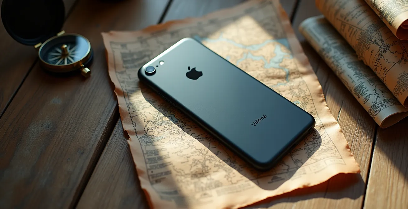 Remote canyon section of mountain highway with no cell coverage